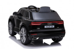 Audi Q8 Licencirani Džip sa kožnim sedištem i mekim gumama - Crni - Img 3