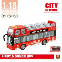 Autobus duble decker sa zvukom i svetlom ( 50/70417 )