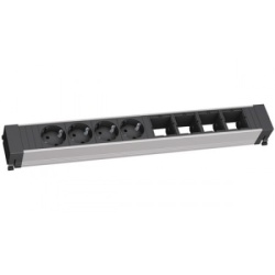 Bachmann CONFEREN/TOP FRAME napojni modul 5x šuko+3x prazno mesto ( 909.008 )