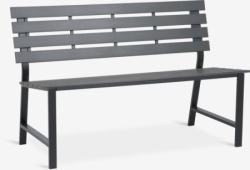 Baštenska klupa Š125xD58 siva