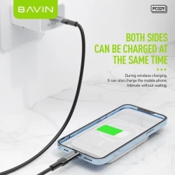 Bavin Magsafe Magnetic Power bank 5000mAh + kabl Lightning bela ( 90322 )-3