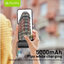 Bavin Power bank 5000mAh USB-C port + kabl type-C crna ( 90310 )-6