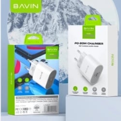 Bavin punjač 20W USB-C + kabl type-C 60W bela ( 90036 )-1