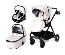 Bbo kolica za bebe 3u1 (a5) mamamia - beige ( A5BEIGE )  - Img 5