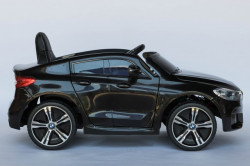 BMW 6 GT Licencirani Auto za decu na akumulator sa kožnim sedištem i mekim gumama - Crni ( BMW GT ) ( BJ 2164 ) - Img 2