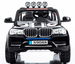 BMW X5 - BestTop Auto na akumulator sa kožnim sedištem i mekim gumama - Crni - Img 7