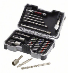 Bosch 35-delni set burgija i bitova odvrtača PH1 PH2 PH3 PZ1 PZ2 PZ3 SL3 SL4 SL5 SL6 H3 H4 H5 H6 T10 T15 T20 T20 T25 T27