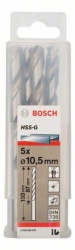 Bosch burgija za metal HSS-G, din 338 10,5 x 87 x 133 mm, 1 komad ( 2608595078. )