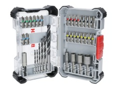 Bosch Extra Hard Screwdriver Bit and CYL-3 Drill Bit Set, Display, 35 pcs ( 2607017724 )
