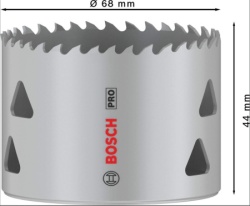Bosch PRO Multi Material testera za otvore, 68 mm, sa navojem ( 2608901523 )