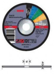 Bosch rezna ploča fi 125mm x 22.23mm x 1mm ravna multi construct ( 2608602385 )