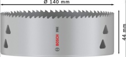 Bosch Set PRO Multi Material testera za otvore, 140 mm, sa navojem ( 2608901542 )