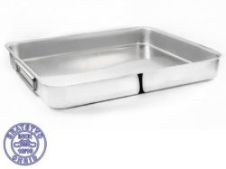 Bratstvo pleh inox 50x34x10cm sa ruckama 71731 ( bi-0084 )