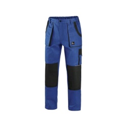 Canis Radne pantalone do struka luxy josef plavo-crne vel.66 ( 55142 )