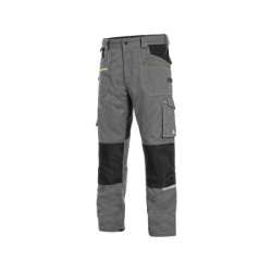Canis Radne pantalone do struka stretch sivo-crne vel.54 ( 55275 )