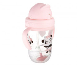 Canpol babies non-spill sportska solja sa slamcicom (teg) 270ml 56/606 exotic pink ( 56/606_pin )  - Img 3