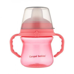 Canpol babies solja 150ml sa silikonskim kljunom (56/614) - pink ( 56/614_pin )  - Img 4