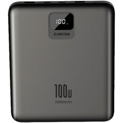 Canyon PB-2008 power bank LED FLAT 20000 mAh Dark Grey ( CNE-CPB2008DG ) -1