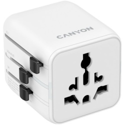 Canyon Travel Adapter OnTour One EU/UK/US/AUS White ( CNS-TA1005W )