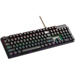 Canyon wired black mechanical keyboard with colorful lighting system104PCS rainbow backlight LED,also can custmized backlight,1.8M braided  - Img 4