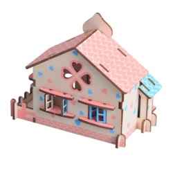 Čarolijashop 3d drvena slagalica - KUĆA OD ČOKOLADE ( 709)-4