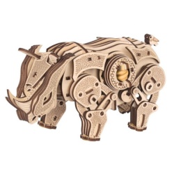 Čarolijashop 3d drvene puzzle - NOSOROG ( 663)-1