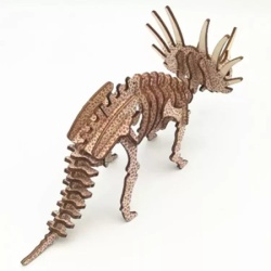 Čarolijashop 3d eko drvene puzzle - TRICERATOPS ( 1199)-2