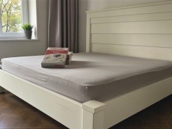 Čaršav Pamuk - Lastiš 90x200/25cm Grey color ( VLK000321-greyn )