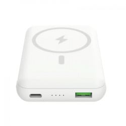 Celly power bank 10000 mAh magsafe ( magnetni stalak ) + kabl Type-A na Type-C bela ( 77009 ) - Img 3