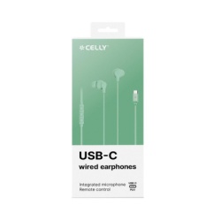 Celly up1600typec bubice žIčane slušalice u zelenoj boji ( UP1600TYPECGN )-3