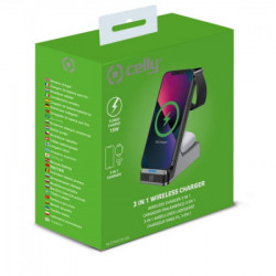 Celly Wireless fast charger 3in1 ( WLSTAND3IN1BK ) - Img 2