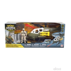 Chap mai soldier force odbrana bunkera helikopterom playset ( 545313 )