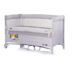 Chipolino Prenosivi krevetac 2 nivoa Relax Tiger platinum ( KOSIRE267PL )