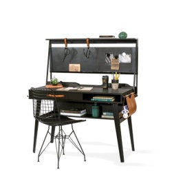 Cilek Dark metal radni sto sa policom ( 20.52.1106.00-1107 )