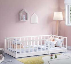 Cilek Montes white krevet sa ogradom (90x190) ( 20.77.1315.01 )