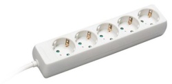 Commel produzni kabl 5 uticnica 16a 250v 3500w 5m h05vv-f 3g1,5 ( c232-503 )