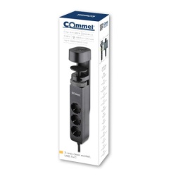 Commel  utičnica za radni sto 3-struka, usb a+c l=1,4 m ( c235-130 )-3