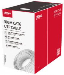 Dahua pfm923i-6un-c, cat6e lszh cpr e kabl ofc (oxygen free copper) pvc izolacija pakovanje 305m