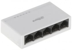 Dahua switch PFS3005-5ET-L LAN 5-Port 10/100 J45 ports (Alt. S105, ST3105C) - Img 1