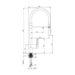Deante brm 075m slavina magnetic -5
