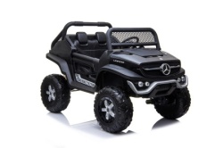 Dečiji auto na akumulator - Mercedes - unimog 4x4 Licencirani - Crni-3