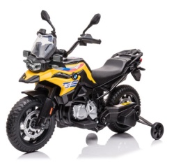 Dečiji licencirani motor na akumulator BMW F850 GS – Žuti