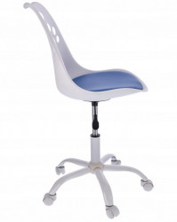 Dečja stolica JOY sa mekim sedištem - Belo/Plava ( CM-976863 ) - Img 4