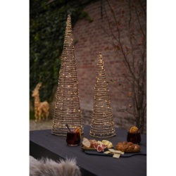 Dekordom dekoracija - led cone 90cm 493687 - natural - kmg ( 045682 )