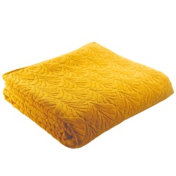 Dekordom frotir prekrivač primavera 200x200 - golden ( 025749 )