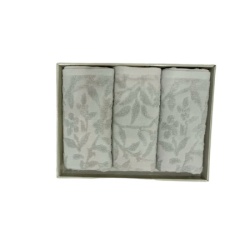 Dekordom peškir flower set 3/1 - 50x90 3pcs - mint green ( 025033 )-1