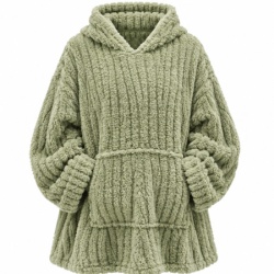 Dekordom pončo sherpa - green ( 025871 )