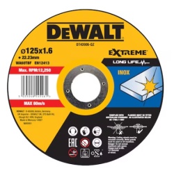 DeWalt DT43906 rezna ploča za Inox extreme 125 x 22,23 x 1,6 mm ( DT43906 )