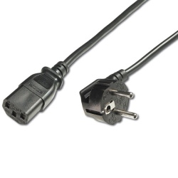 Digitus Kabl za napajanje C13 na šuko1.2m crni ( ak-440110-012-s )