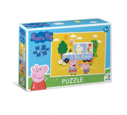 Dodo puzzle peppa prase saobraćaj, 30 komada ( A066184 ) - Img 1